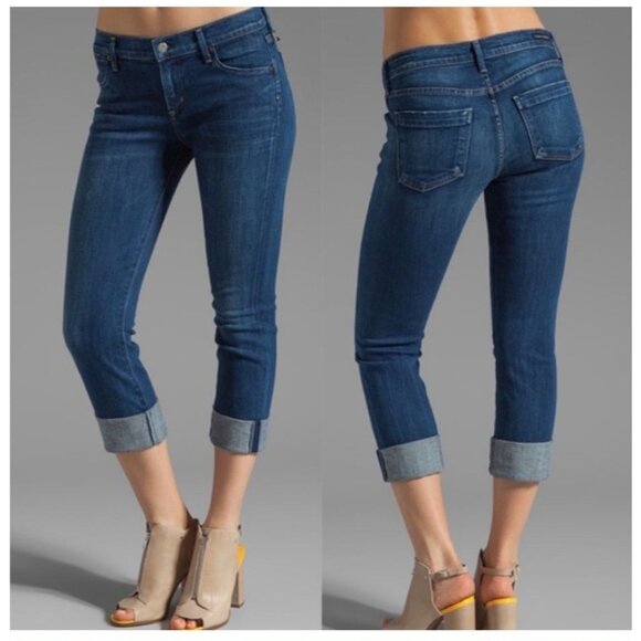 Citizens Of Humanity Womens Dani Cropped Straight Leg Jeans Size 29 Denim Blue - Picture 7 of 16